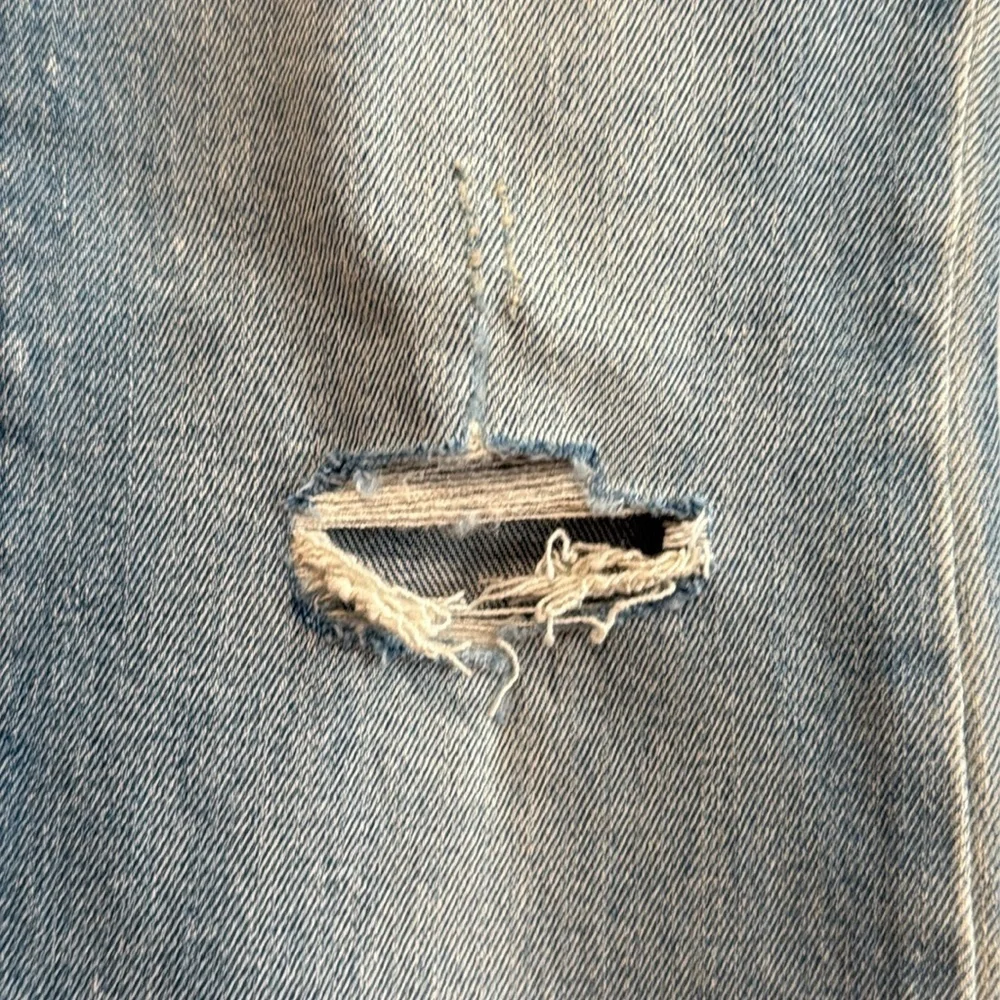 Old Navy High-Rise Flare Built-In Tough Ripped Jeans Girls Light Wash Sz 16 NWT
